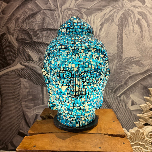 Lampe tête de buddha