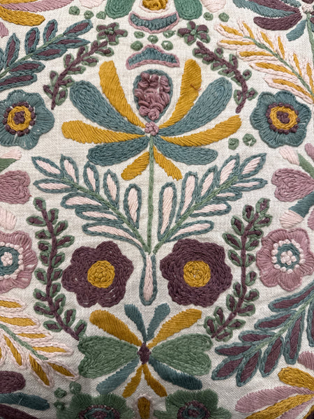 Coussins Brodés fleurs