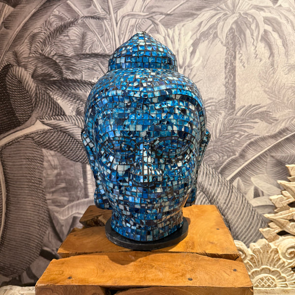 Lampe tête de buddha