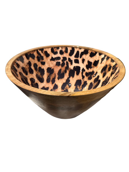 Bols/saladiers en bois (divers imprimés)