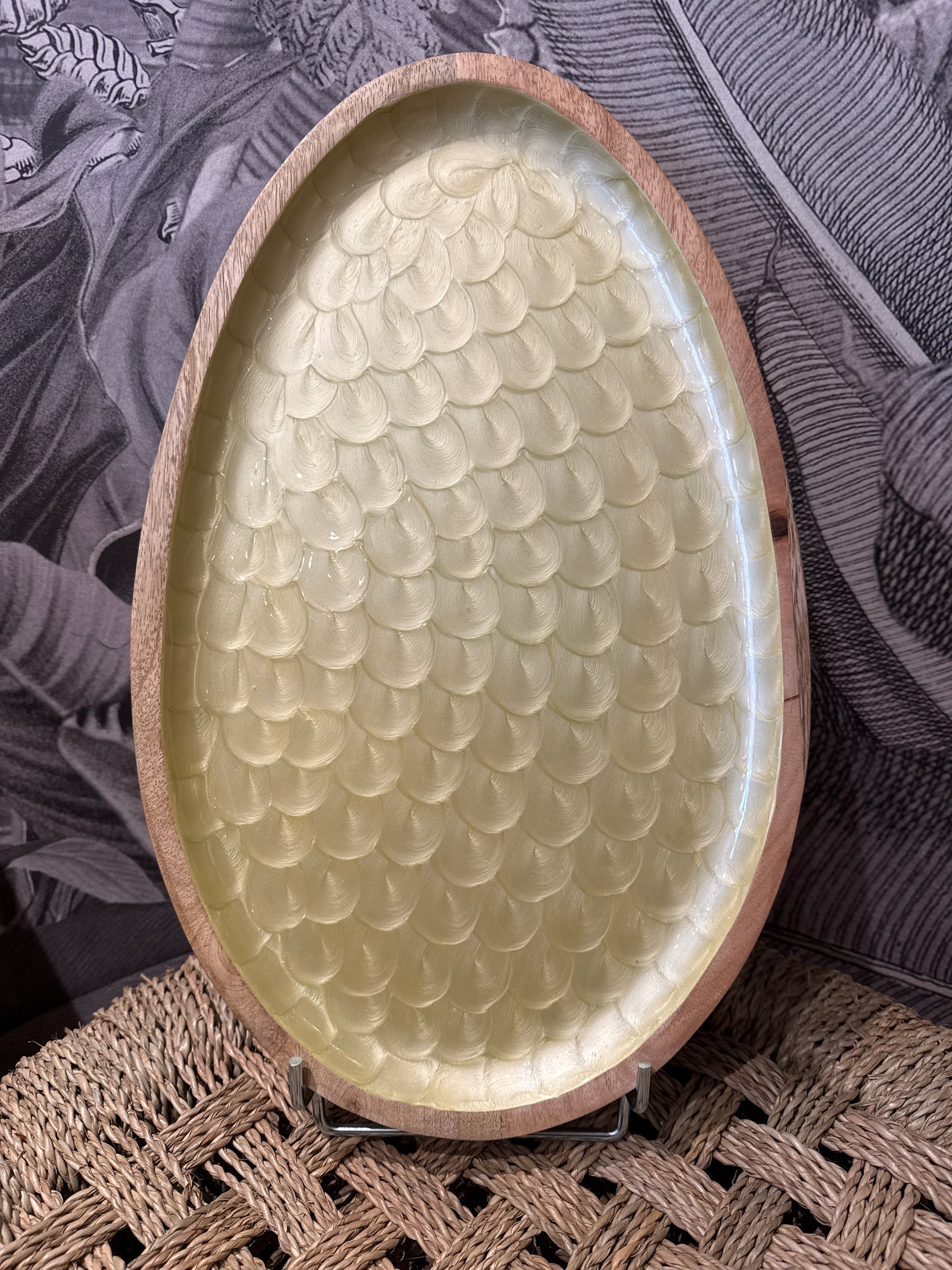 Plat Nacré jaune