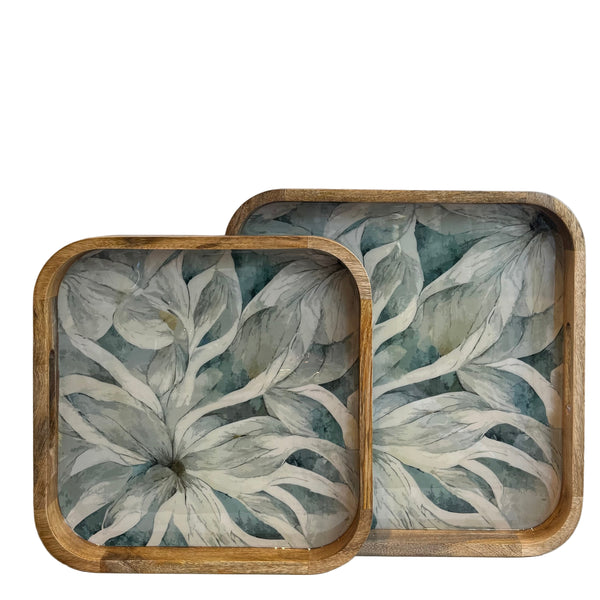 Plateaux rectangles bois Manguier