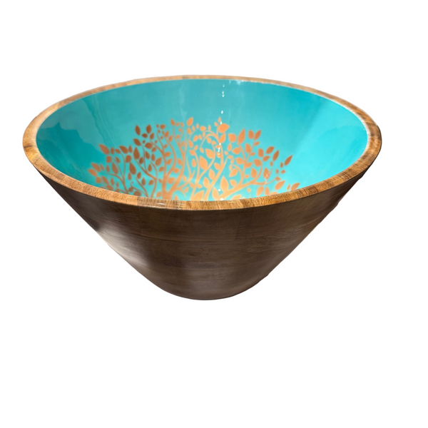 Bols/saladiers en bois (divers imprimés)