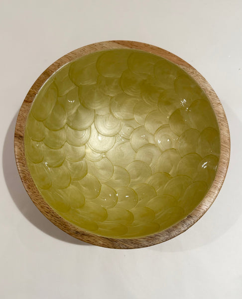 Bols/saladiers en bois (divers coloris)