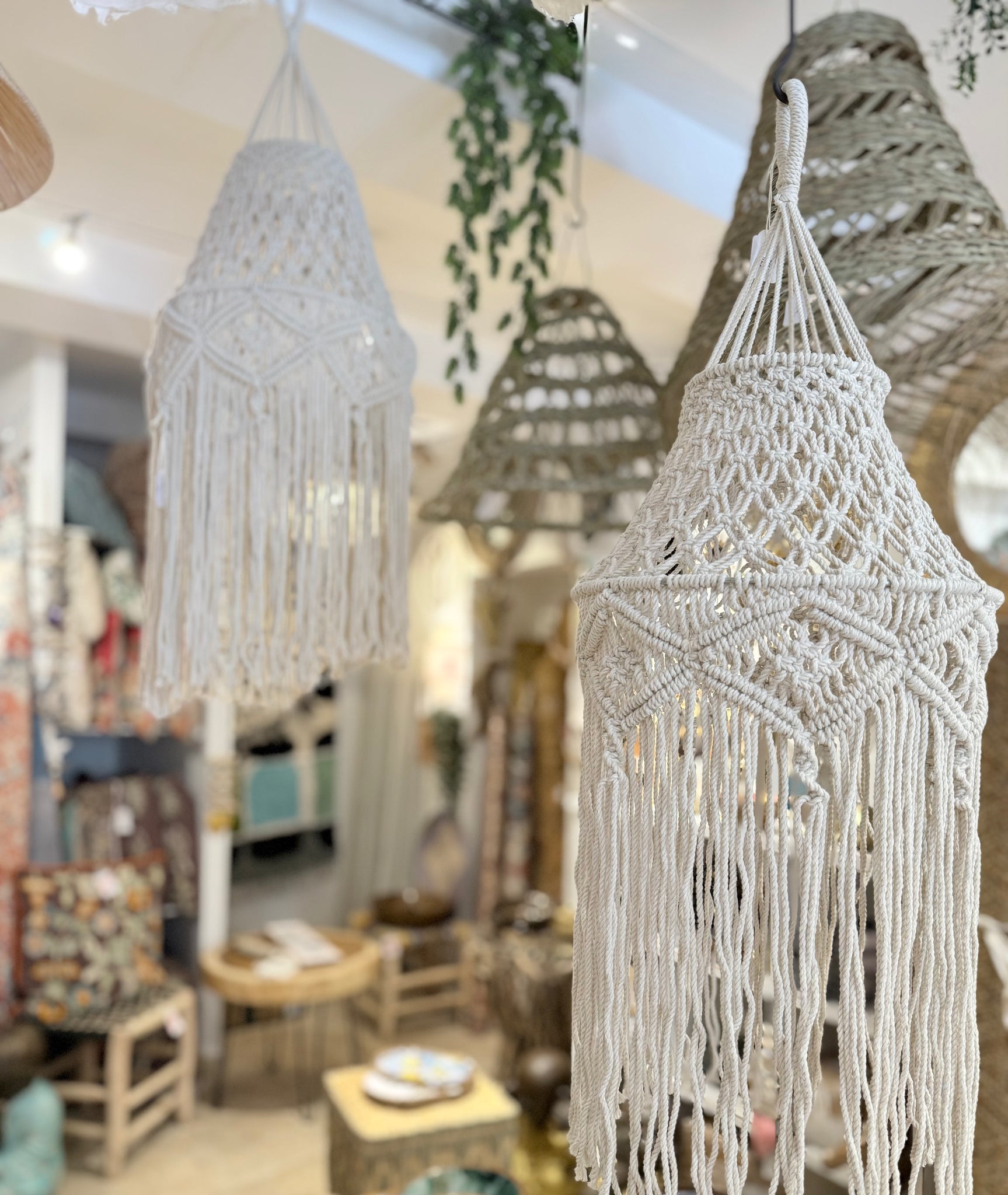 Suspension macramé