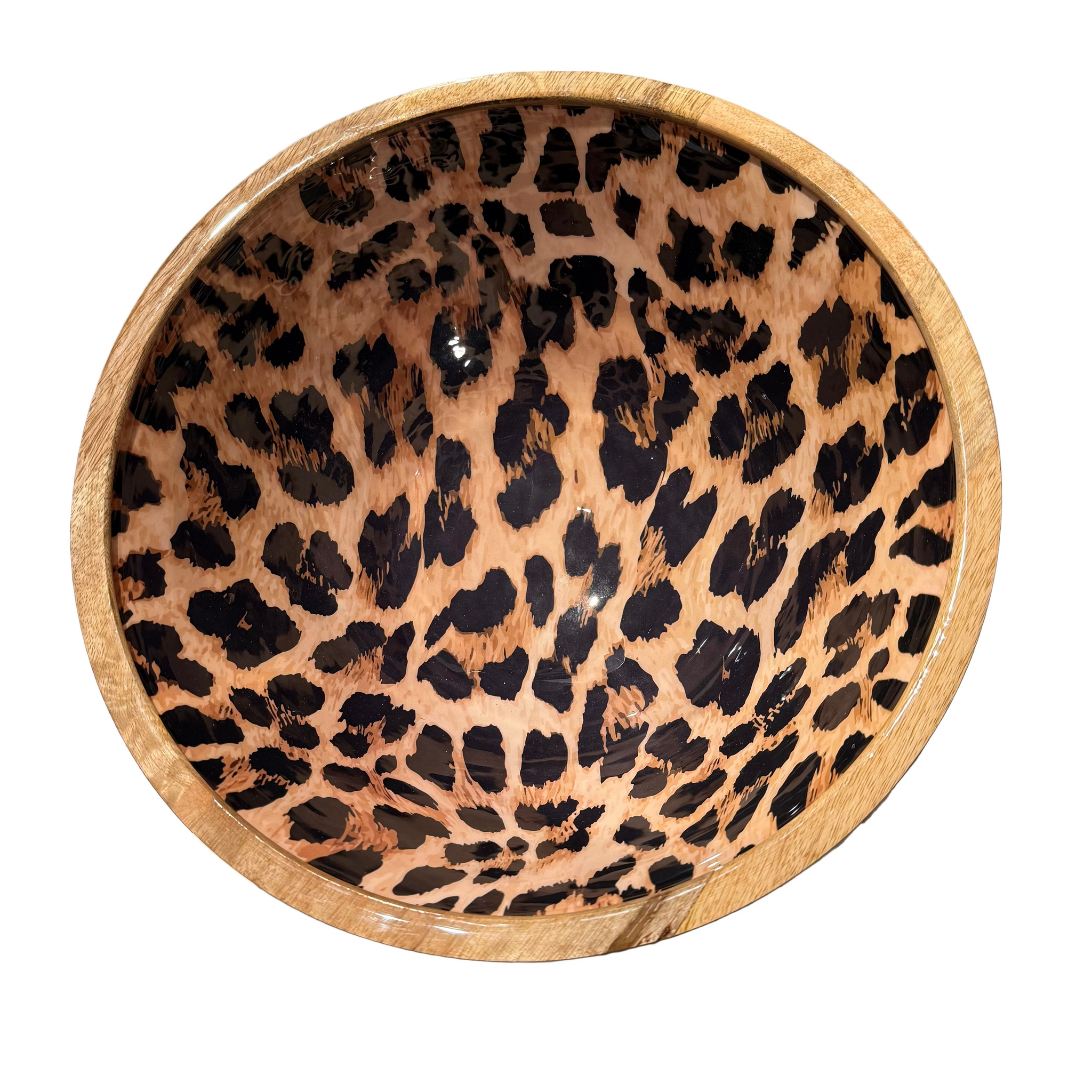 Bols/saladiers en bois (divers imprimés)