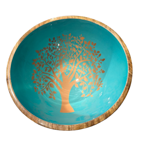 Bols/saladiers en bois (divers imprimés)