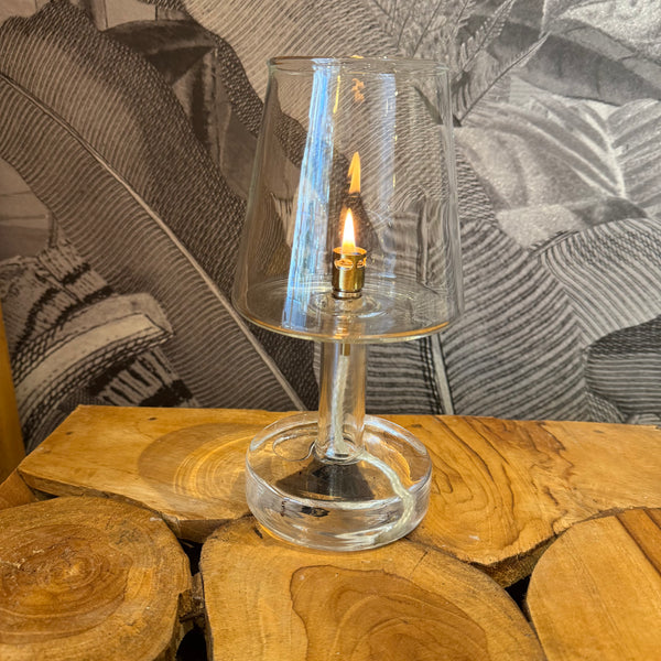 Lampe salon verre