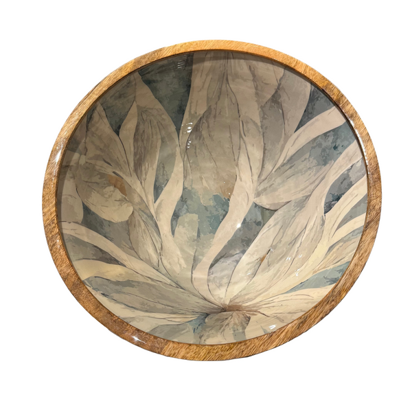 Bols/saladiers en bois (divers imprimés)