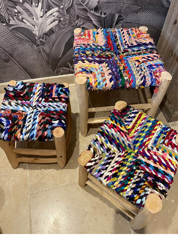 Tabouret coloré